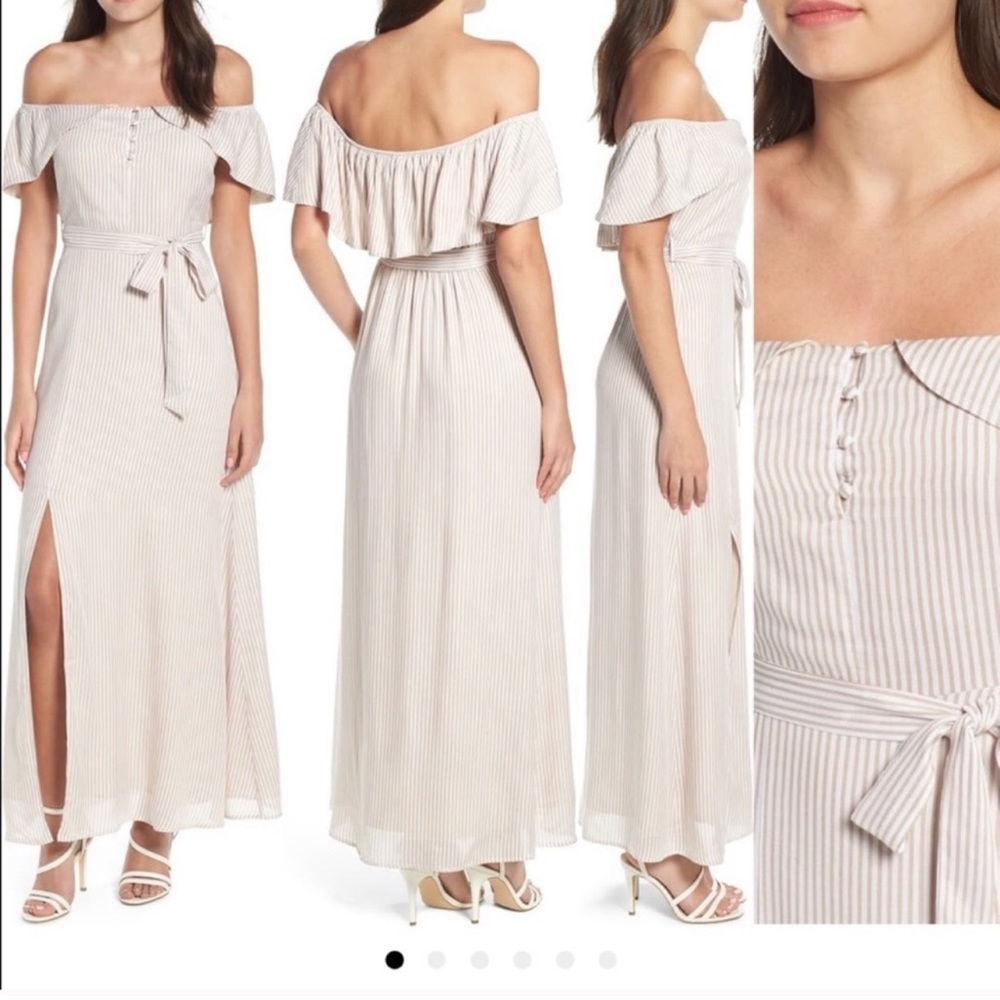 Off shoulders dress